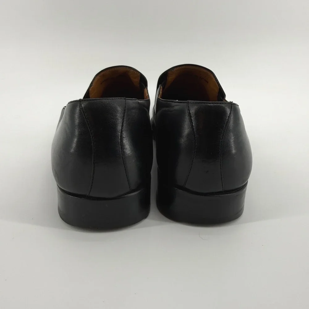 Magnanni Mens Black Leather Slip On Loafers Made in Spain US 10 M EU‎ 43.5